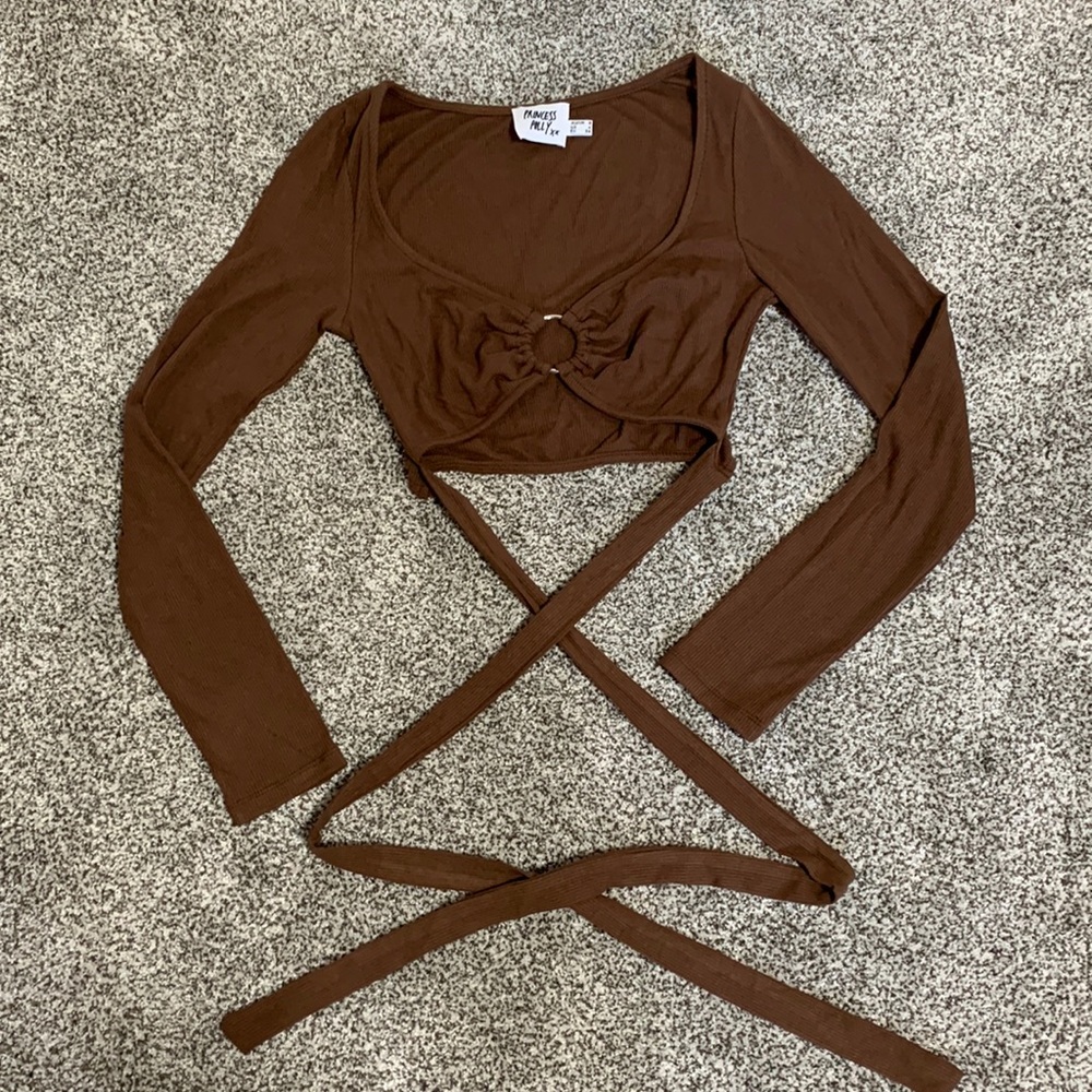 Princess Polly crop long sleeve